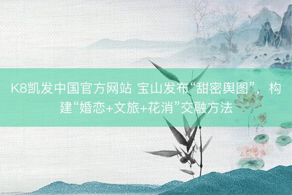 K8凯发中国官方网站 宝山发布“甜密舆图”，构建“婚恋+文旅+花消”交融方法
